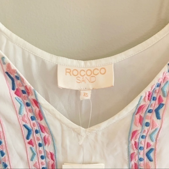 Rococo‎ Sand Paloma White Embroidered Dress - Picture 12 of 16